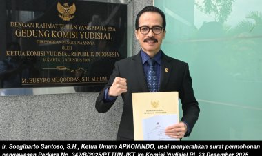 Soegiharto Santoso Perkuat Laporan dan Mohon Pengawasan Perkara No. 342/B/2025/PT.TUN.JKT., ke MA, KY, dan Bawas