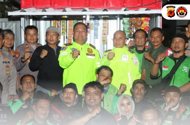 Kapolres Ciamis Gelar Ngobras Bersama Komunitas Ojol Guna Perkuat Sinergi Kamtibmas