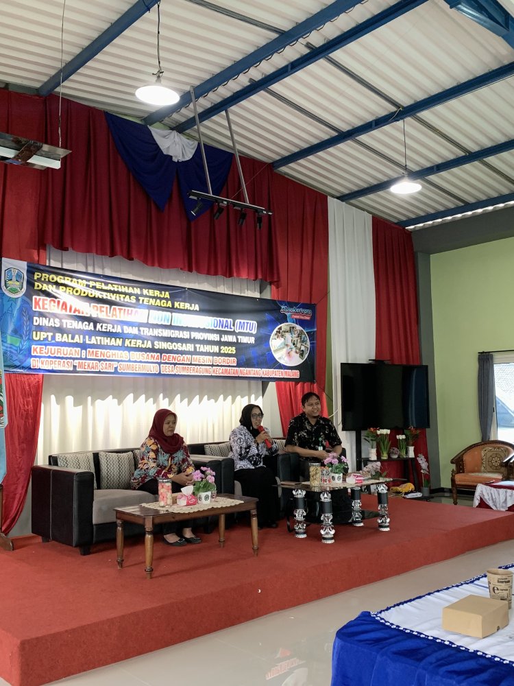 Pelatihan Bordir di Warkop Digital Mekar Sari Tingkatkan Keterampilan Masyarakat Ngantang