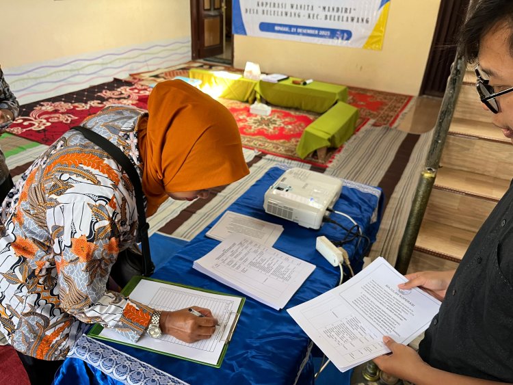 Koperasi Wanita Mandiri Bululawang Gelar Rapat Kerja dan RAPB 2026, Sosialisasikan Warkop Digital dan Program P3MI