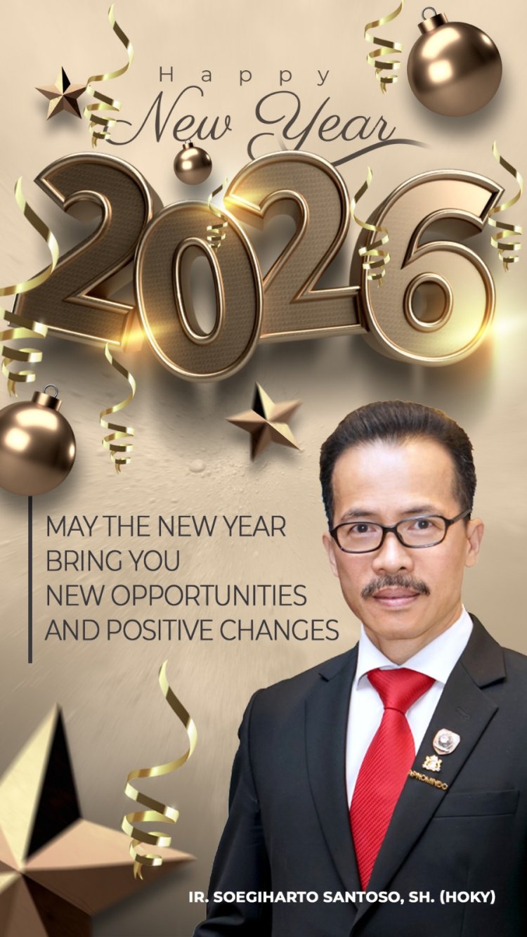 Soegiharto Santoso Mengucapkan Selamat Tahun Baru 2026
