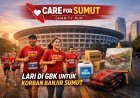 Lari di GBK, Care for Sumut Charity Run Galang Dana untuk Korban Banjir Sumut