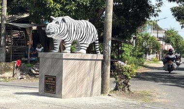 Patung Macan Viral sebagai Daya Tarik Wisata Baru di Kabupaten Kediri