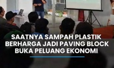 Samarinda Ulu akan mengolah sampah plastik menjadi paving block, membuka kesempatan ekonomi bagi warga.