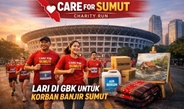 Lari di GBK, Care for Sumut Charity Run Galang Dana untuk Korban Banjir Sumut