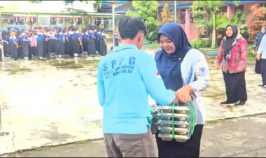 Pembukaan Makan Bergizi Gratis kepada 9 Sekolah oleh SPPG Banjarejo di Desa Banjarejo, Ngantang, Malang