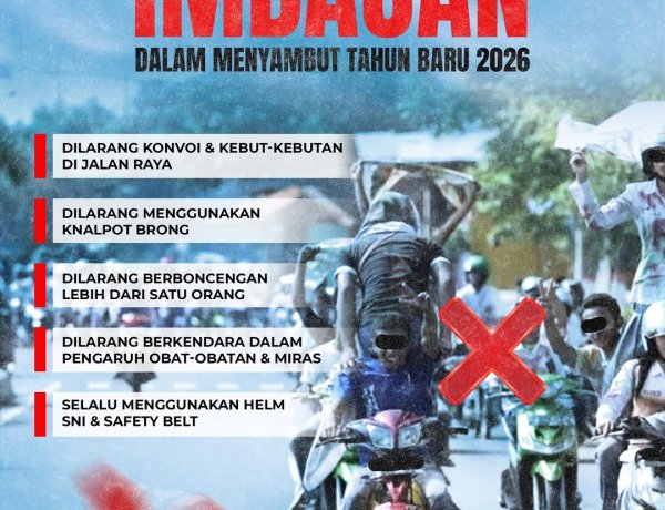 Imbauan Kepolisian Diabaikan, Pelanggaran Ketertiban Terjadi Usai Malam Tahun Baru 2026