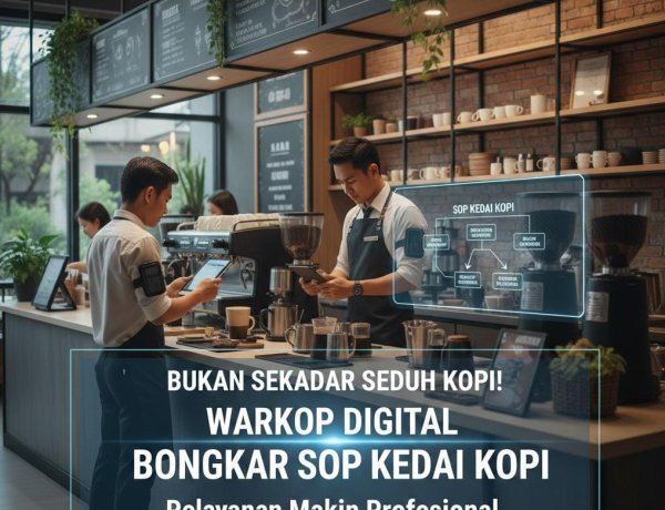 Bukan Sekadar Seduh Kopi! Warkop Digital Bongkar SOP Kedai Kopi agar Pelayanan Makin Profesional