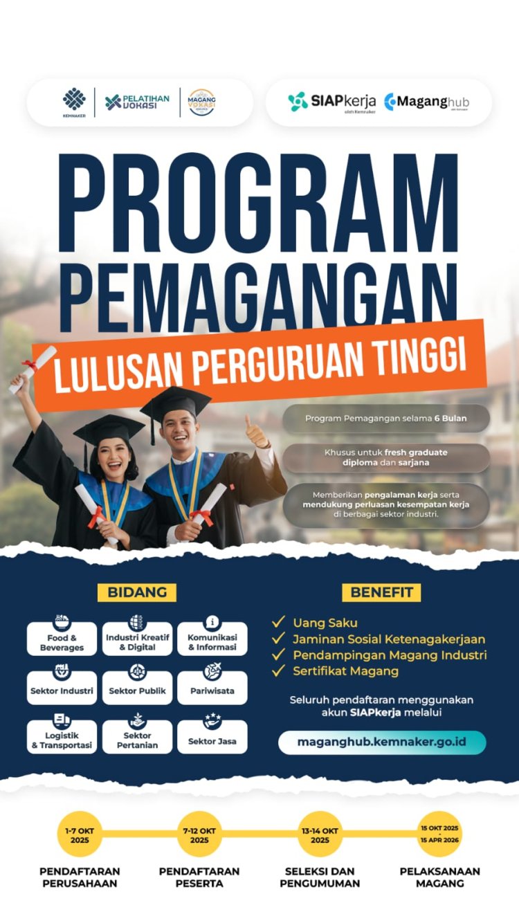 Kemnaker Perkuat Program Maganghub untuk Dukung Pendidikan Vokasi dan Kesiapan Kerja Generasi Muda