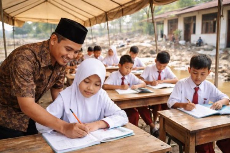 Bangkit dari Bencana, Sekolah-sekolah di Sumatra Kembali Dibuka, 95 Persen Sekolah di Sumut Beroperasi Mulai 5 Januari