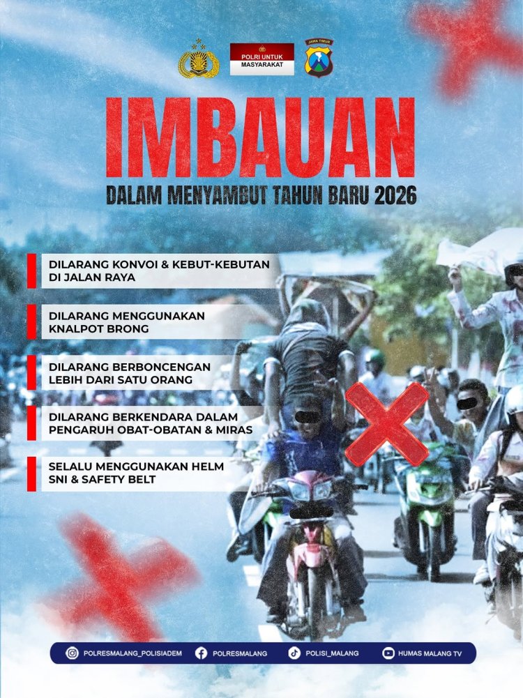 Imbauan Kepolisian Diabaikan, Pelanggaran Ketertiban Terjadi Usai Malam Tahun Baru 2026
