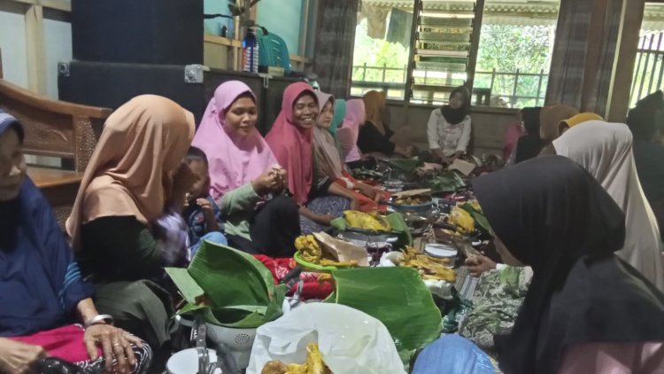 Warga Dusun Gentan Desa Dilem Gelar Syukuran Rajab dan Peringatan Isra Miraj