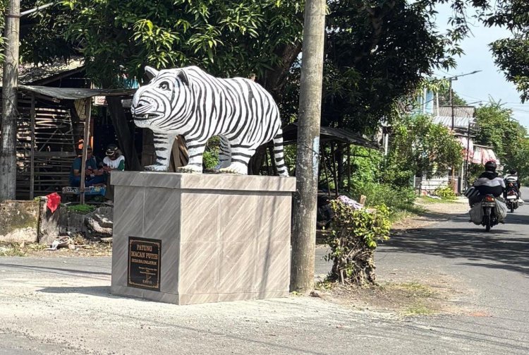 Patung Macan Viral sebagai Daya Tarik Wisata Baru di Kabupaten Kediri