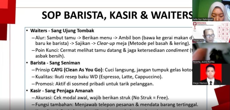 Bukan Sekadar Seduh Kopi! Warkop Digital Bongkar SOP Kedai Kopi agar Pelayanan Makin Profesional
