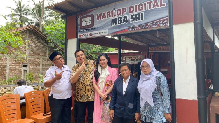 Dorong Literasi Digital dan UMKM, Warkop Digital Mba Sri Purworejo Resmi Dibuka