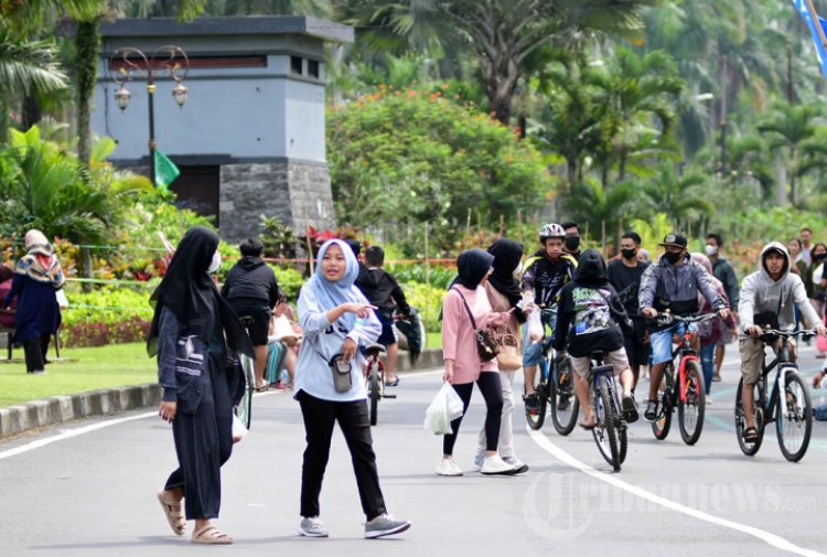 Minggu Pagi, Ijen Malang Jadi Ruang Publik Favorit