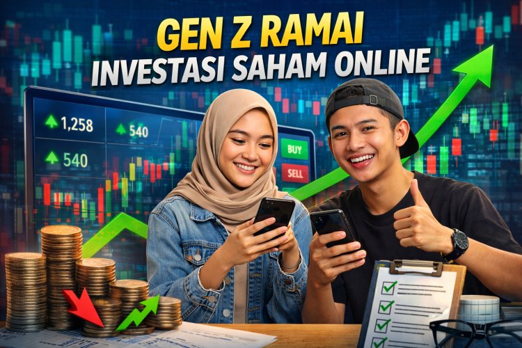 Gen Z Ramai Investasi Saham Online, Ini Tips Aman bagi Pemula