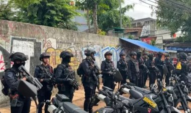 Update Keamanan Jaktim 2026 : Antisipasi Tawuran, Brimob Patroli Skala Besar di Jatinegara