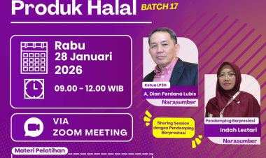 Pelatihan PPH Jadi Ruang Belajar Sertifikasi Halal bagi para Pelaku Usaha