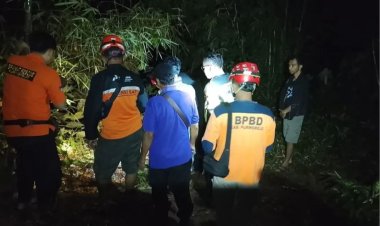 BPBD Purworejo Lakukan Asesmen Dugaan Warga Hanyut di Sungai Lamat Kemiri