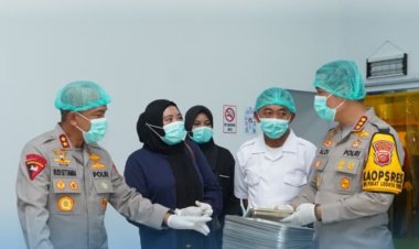 Kunjungan Kapolda Jabar Dalam Rangka Peninjauan SPPG Jelegong Polresta Bandung