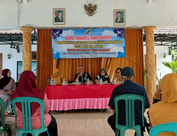 Partisipasi Peserta Magang Warkop Digital Warnai RAT Kopwan Bina Mandiri Kecamatan Kasembon