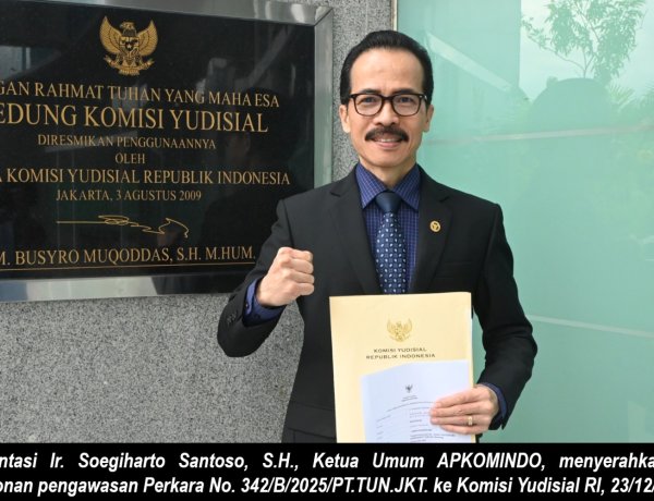 Putusan Banding PT TUN Jakarta Perkuat Keabsahan Kepemimpinan Soegiharto Santoso di APKOMINDO