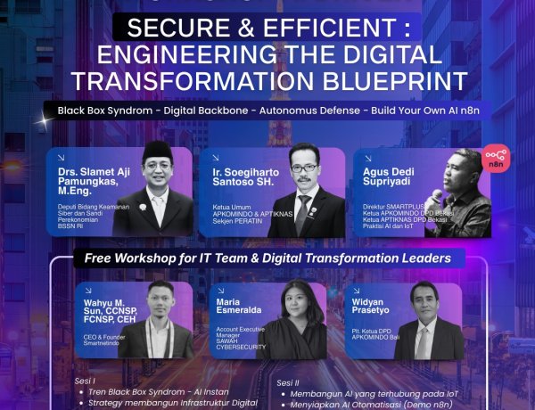 YORINDO, APKOMINDO, dan APTIKNAS Gelar Roadshow AI Secure & Efficient di 10 Kota