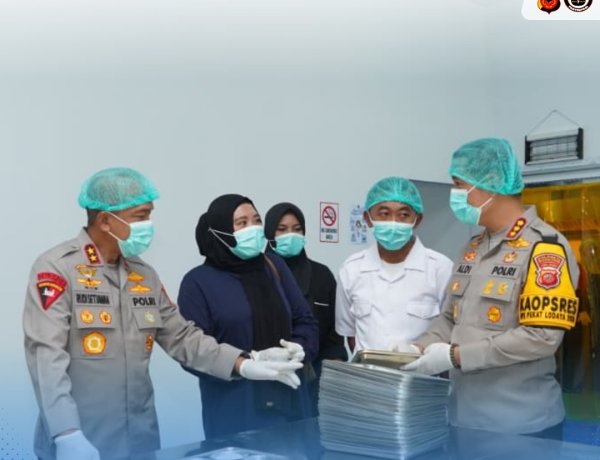 Kunjungan Kapolda Jabar Dalam Rangka Peninjauan SPPG Jelegong Polresta Bandung