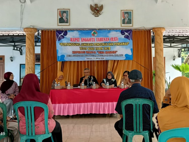 Partisipasi Peserta Magang Warkop Digital Warnai RAT Kopwan Bina Mandiri Kecamatan Kasembon