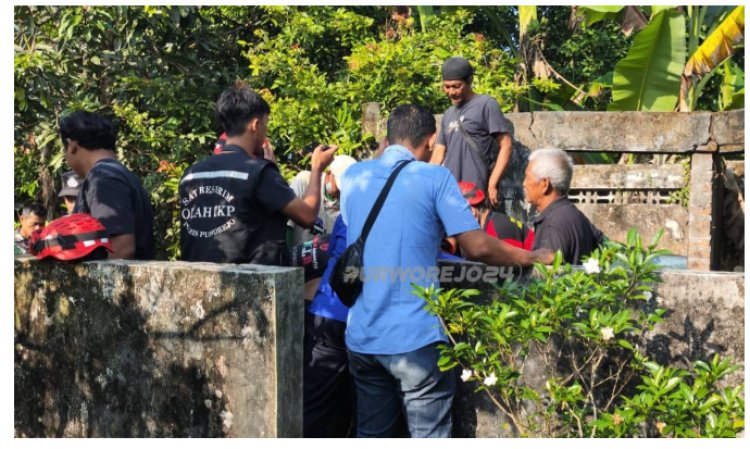 Lansia Ditemukan Meninggal di Dalam Sumur Rumahnya di Desa Dlangu