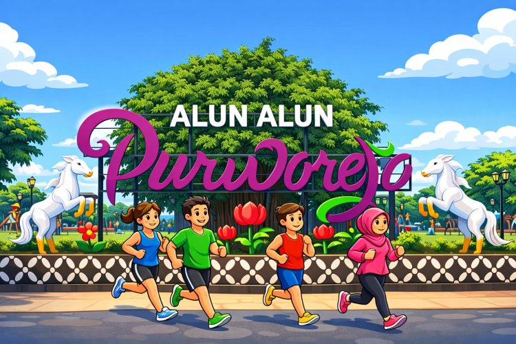 Alun-Alun Purworejo Jadi Pusat Aktivitas Olahraga Masyarakat