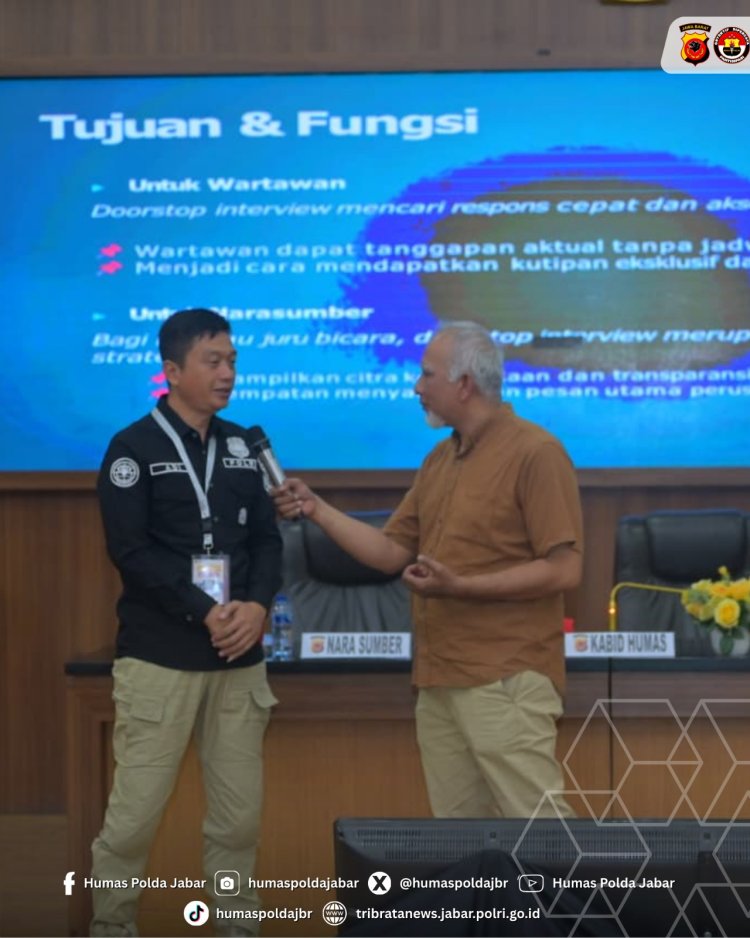 Binteknis Kehumasan Polda Jabar: Optimalkan Peran  Media  Guna Tingkatkan  Kinerja Kehumasan