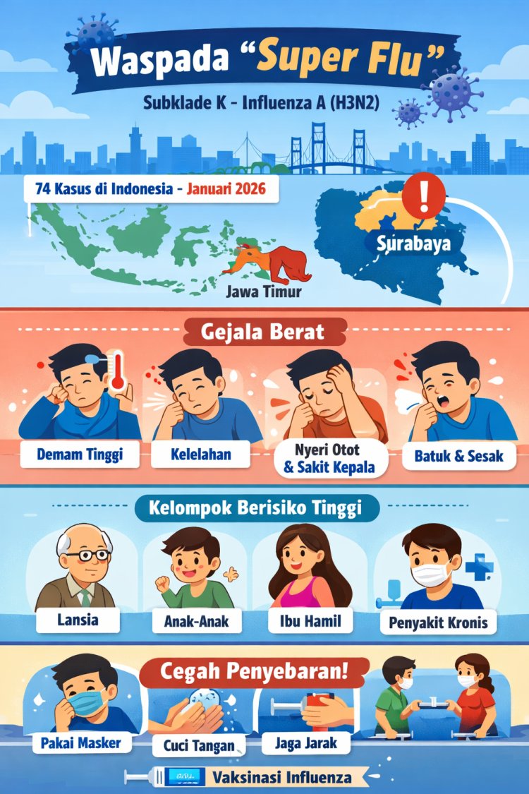 Super Flu: Bukan Virus Baru, Tapi Tetap Perlu Waspada