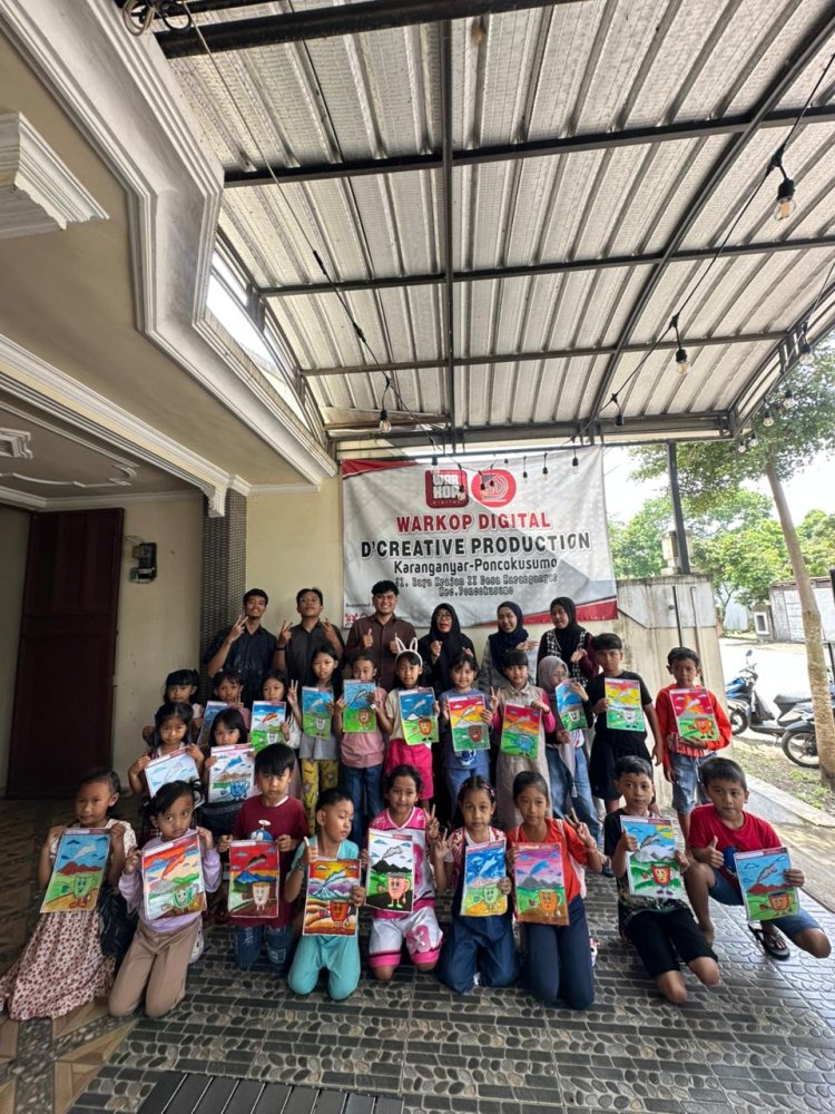 Penuh Warna dan Keceriaan! Warkop Digital Poncokusumo Gelar Pelatihan Mewarnai Anak untuk Bangun Kreativitas dan Percaya Diri Sejak Dini