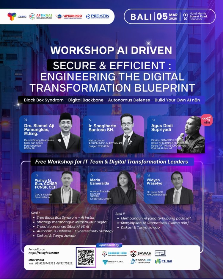 YORINDO, APKOMINDO, dan APTIKNAS Gelar Roadshow AI Secure & Efficient di 10 Kota