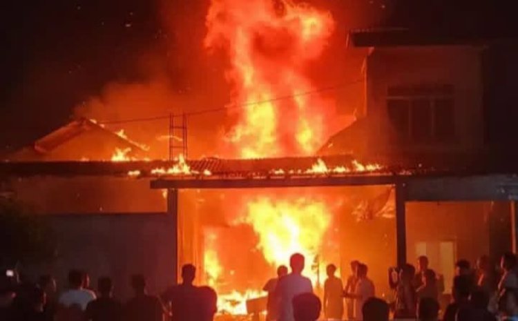 Tungku Merang Picu Kebakaran Pabrik Tahu di Katerban, Pekerja Pingsan dan Kerugian Capai Rp50 Juta