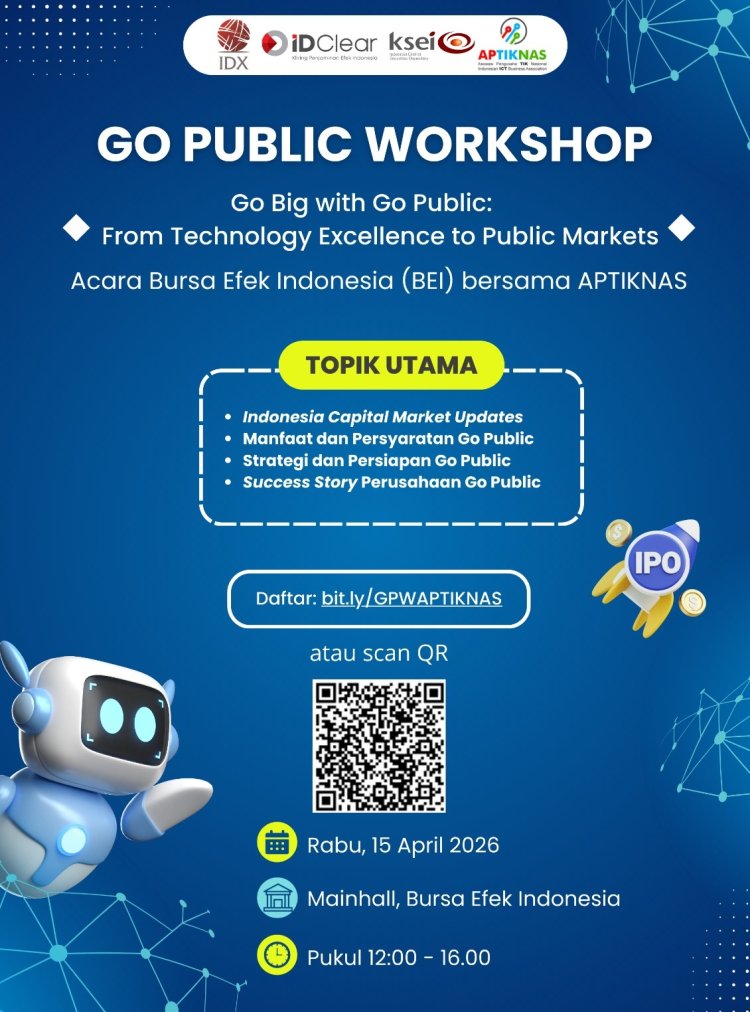 APTIKNAS Bersama Bursa Efek Indonesia Gelar Go Public Workshop untuk Anggota
