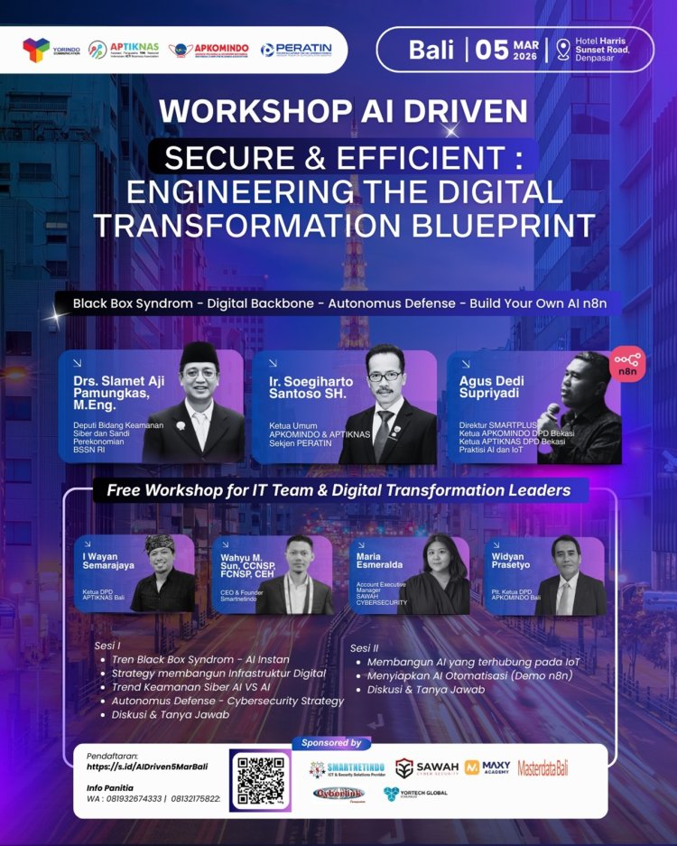 YORINDO, APKOMINDO, dan APTIKNAS Gelar Roadshow AI Secure & Efficient di 10 Kota