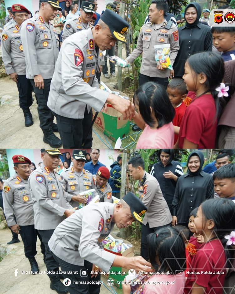 Kapolda Jabar Tinjau Pembangunan Rutilahu Milik Ibu Endah (75) Di Arjasari Bandung