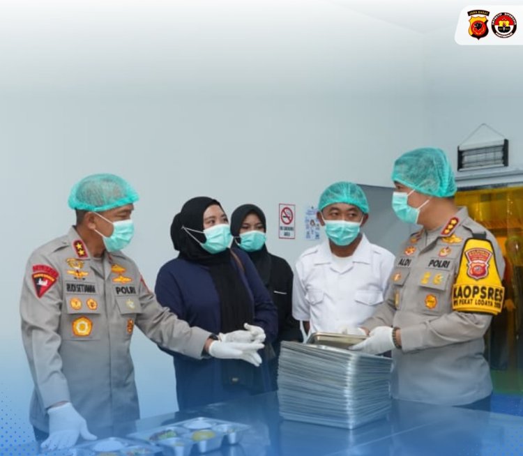 Kunjungan Kapolda Jabar Dalam Rangka Peninjauan SPPG Jelegong Polresta Bandung