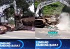 Pemprov Jabar Tertibkan Puluhan Bangunan Liar di Jalur Wisata Lembang