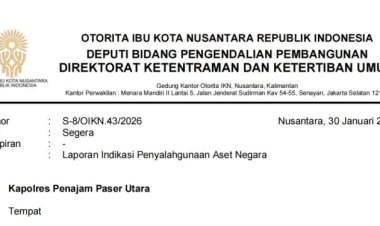 Dugaan Penyelewengan Aset Negara di IKN, Dua Oknum Satpol PP PPU Hadapi Proses Hukum