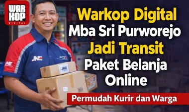 Warkop Digital Mba Sri Purworejo Jadi Titik Transit Paket, Permudah Kurir dan Warga