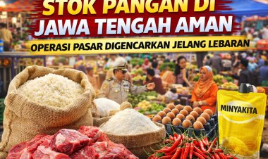 Stok Bahan Pokok di Jawa Tengah Aman Jelang Lebaran, Harga Cabai dan Minyakita Jadi Sorotan