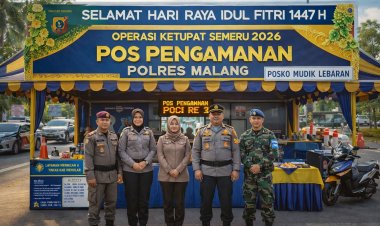 Menjelang Ramadhan : Polres Malang Siagakan Pos Pengamanan Jelang Mudik Lebaran