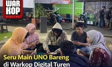 Seru Main UNO Bareng di Warkop Digital Turen