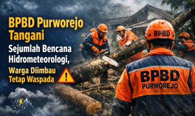 BPBD Purworejo Tangani Sejumlah Bencana Hidrometeorologi, Warga Diminta Tingkatkan Kewaspadaan