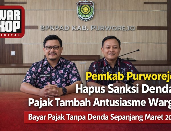 Kado Hari Jadi Purworejo ke-195, Pemkab Hapus Denda Pajak Daerah Selama Maret