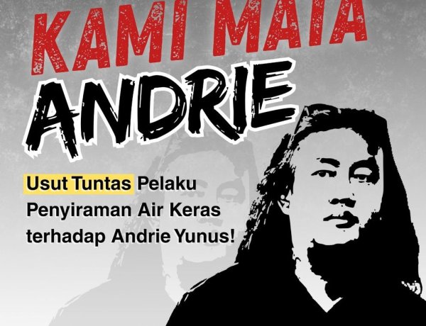 Aktivis KontraS Andrie Yunus Disiram Air Keras di Jakarta, Diduga Bentuk Intimidasi terhadap Pembela HAM
